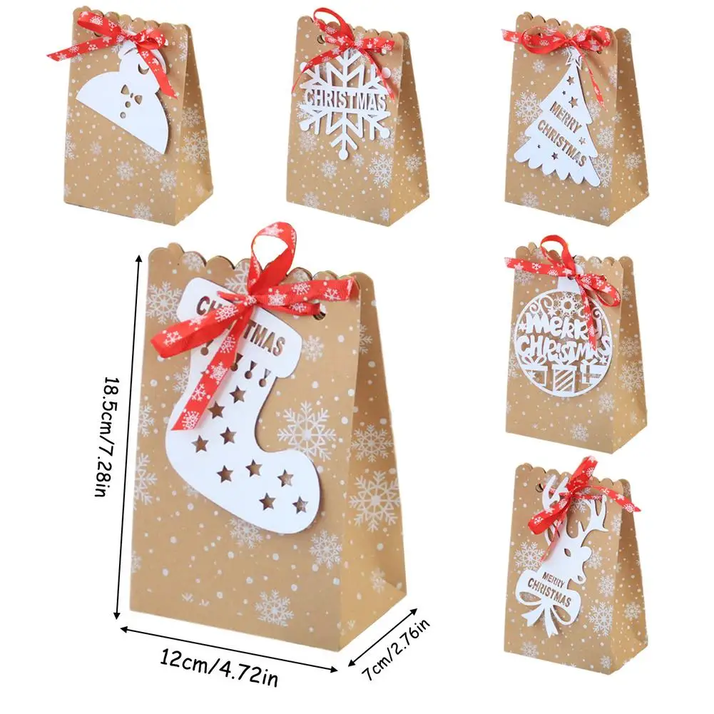 24pcs Christmas Gift Bags Christmas Kraft Pouch Set Snowflake Christmas Candy Box New Year 2021 Kids Favors Packing Bag Natal
24pcs Christmas Gift Bags Christmas Kraft Pouch Set Snowflake Christmas Candy Box New Year 2021 Kids Favors Packing Bag Natal