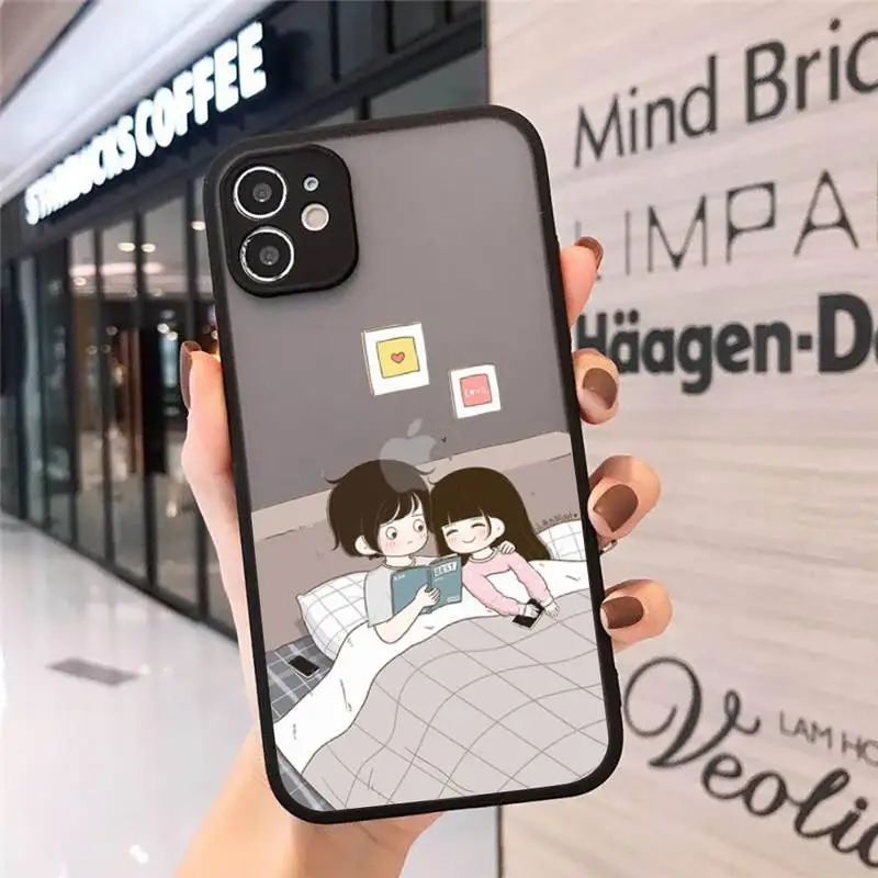 Phone Case For iPhone 12 11 Mini Pro XR XS Max 7 8 Plus X Cartoon couple BFF Matte transparent cover
Phone Case For iPhone 12 11 Mini Pro XR XS Max 7 8 Plus X Cartoon couple BFF Matte transparent cover