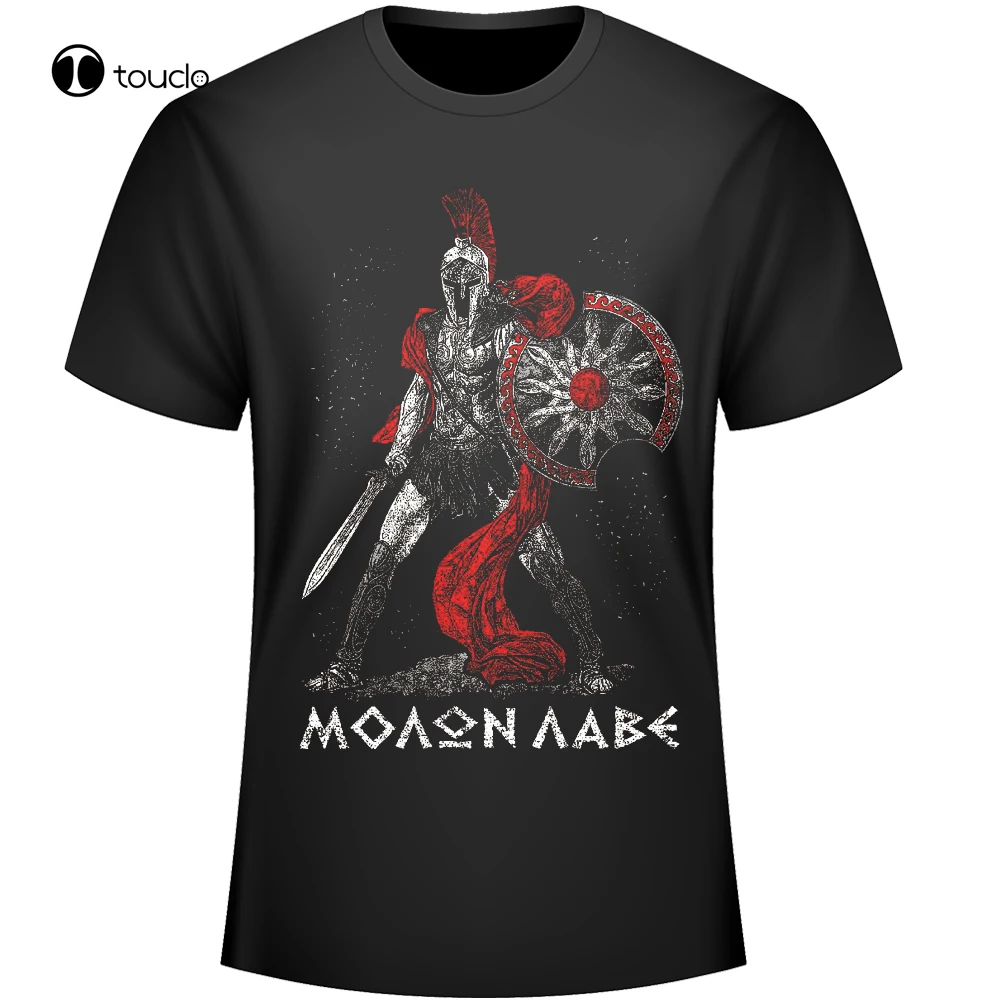 Модная дизайнерская футболка Sparta Warrior Molon Labe. Летняя Хлопковая мужская футболка с коротким рукавом и круглым вырезом, Новая женская хлопкова...
Модная дизайнерская футболка Sparta Warrior Molon Labe. Летняя Хлопковая мужская футболка с коротким рукавом и круглым вырезом, Новая женская хлопкова...