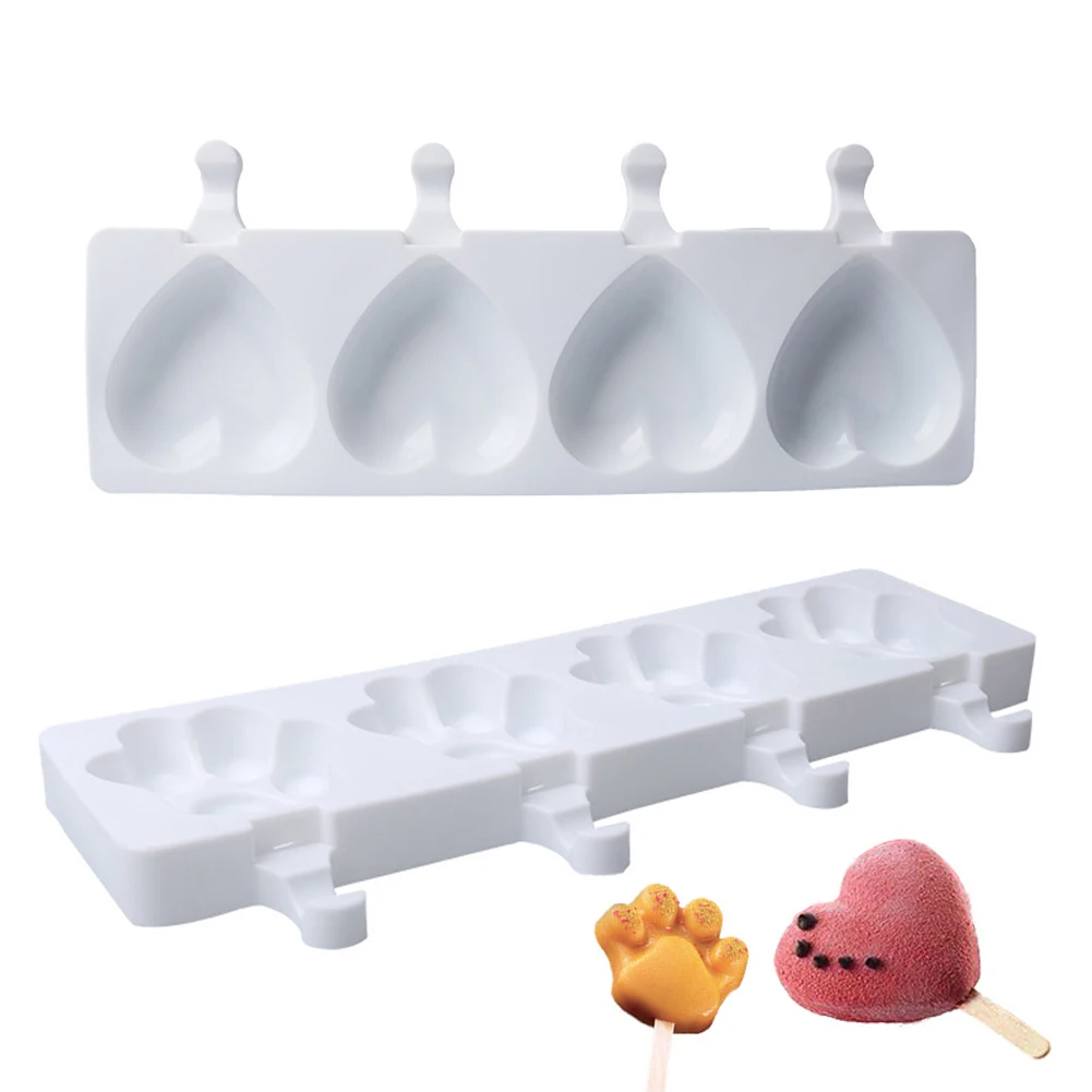 Meibum 4 Cavity Love Heart Shape Ice Cream Silicone Mold Juice Dessert Popsicle Mould Frozen Lolly Sucker Ice Cube Tray
Meibum 4 Cavity Love Heart Shape Ice Cream Silicone Mold Juice Dessert Popsicle Mould Frozen Lolly Sucker Ice Cube Tray