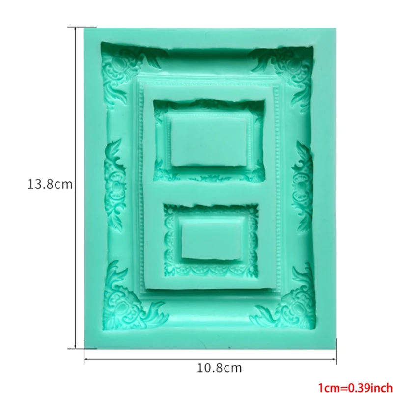 Retro Photo Frame Silicone Mold DIY Fondant Cake Chocolate Clay Decorative Tool
Retro Photo Frame Silicone Mold DIY Fondant Cake Chocolate Clay Decorative Tool