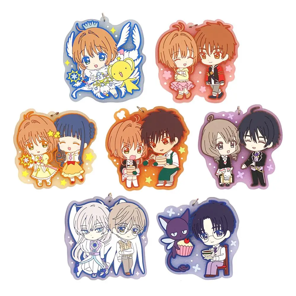 Прозрачный брелок из аниме KINOMOTO SAKURA Yue TUKISIRO YUKITO Daidouji Tomoyo LI SYAORAN|Брелоки| |