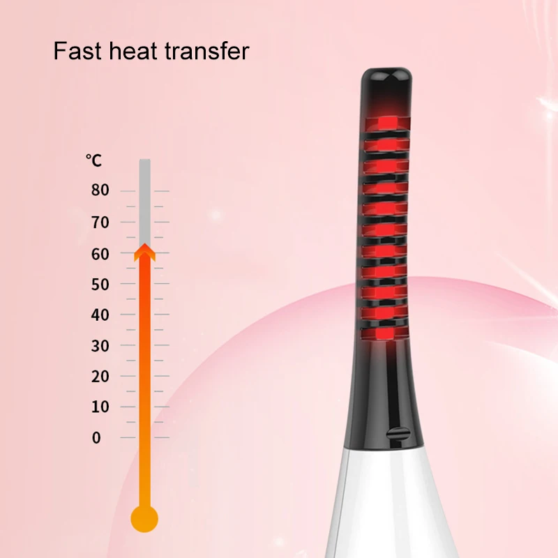 Electric Eyelash Curler Heated Eyelash Curler Mini USB Eye Lash Curling Clip Quick Heating Natural Long-lasting B88
Electric Eyelash Curler Heated Eyelash Curler Mini USB Eye Lash Curling Clip Quick Heating Natural Long-lasting B88