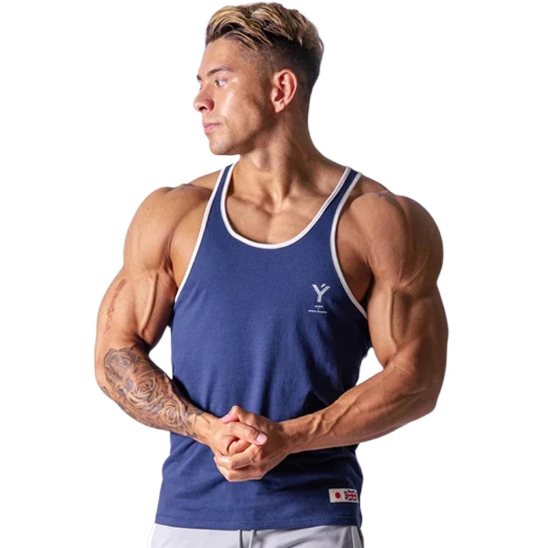 Summer Men's Cotton Vest Top Gym Sleeveless Shirt Running Fitness Tank Tops Men Bodybuilding Workout Track Suit Sport Undershirt
Summer Men's Cotton Vest Top Gym Sleeveless Shirt Running Fitness Tank Tops Men Bodybuilding Workout Track Suit Sport Undershirt