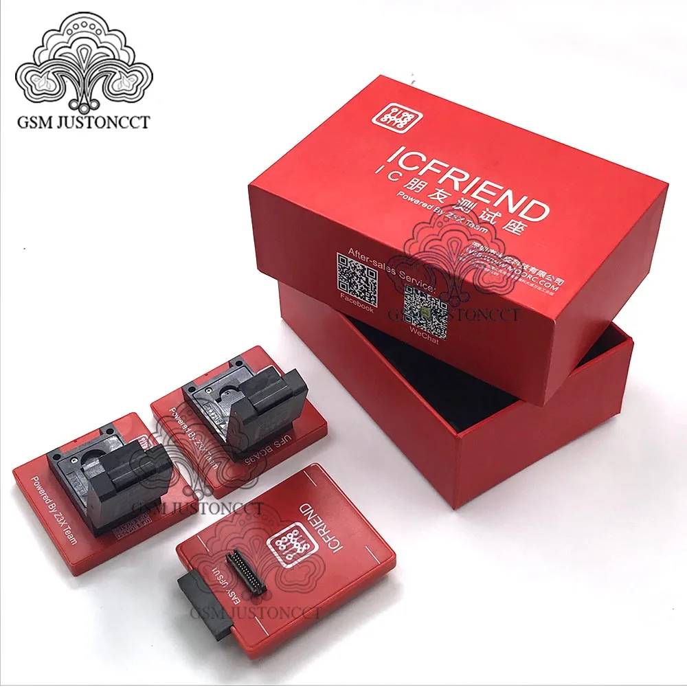 2020 оригинальный новый набор ICFriend 3 в 1 UFS чип ридер (ufs bga 254 153 2 и bga95) для z3x Φ Plus
