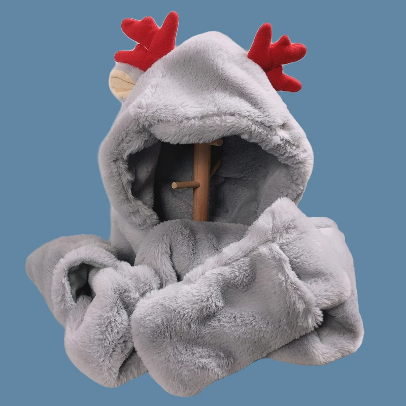 SWAK 2020 Christmas Antlers Hat Women 3 in 1 Set Hat Scarf Gloves Novely Casual Fashion Winter Warm Cute Plush Skullies Beanies
SWAK 2020 Christmas Antlers Hat Women 3 in 1 Set Hat Scarf Gloves Novely Casual Fashion Winter Warm Cute Plush Skullies Beanies