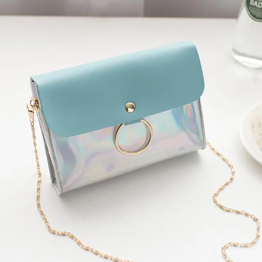 Mini Women Laser Crossbody Bag Messenger Shoulder Bag PVC Jelly Small purses and handbags 2020 luxury designer Candy Colors Bags
Mini Women Laser Crossbody Bag Messenger Shoulder Bag PVC Jelly Small purses and handbags 2020 luxury designer Candy Colors Bags