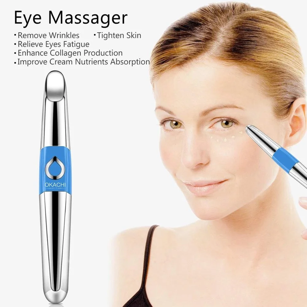 Handheld Mini Eye Massage Device Pen Type Electric Facial High Frequency Vibration Beauty SPA Eyes Massage Rollers & Pens
Handheld Mini Eye Massage Device Pen Type Electric Facial High Frequency Vibration Beauty SPA Eyes Massage Rollers & Pens