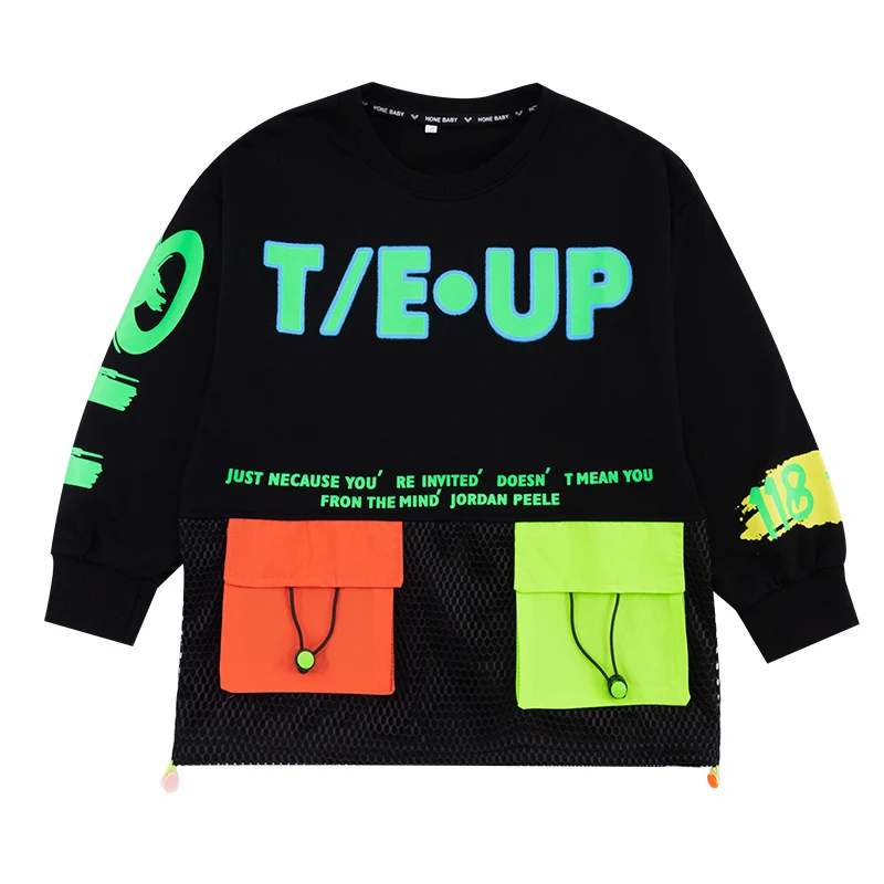 Hip Hop Kids Dance Costume Loose Long Sleeves Sweater Cargo Pants Black Hiphop Outfit Girls Jazz Practice Stage Show Wear
Hip Hop Kids Dance Costume Loose Long Sleeves Sweater Cargo Pants Black Hiphop Outfit Girls Jazz Practice Stage Show Wear