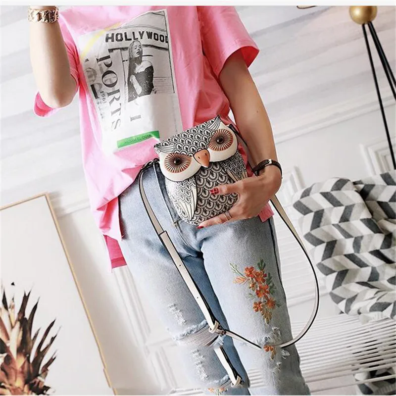 Brand Owl Shape Shoulder Bag Mini Messenger Bag Cute Cartoon Leather Bags For Girls Crossbody Phone Bag
Brand Owl Shape Shoulder Bag Mini Messenger Bag Cute Cartoon Leather Bags For Girls Crossbody Phone Bag