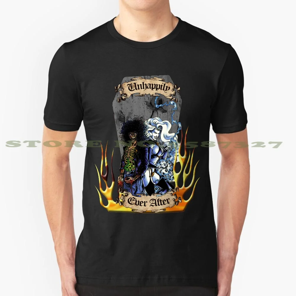 Unhappily Ever After - Lady Death & Evil Ernie black white tshirt t shirt for men women
Unhappily Ever After - Lady Death & Evil Ernie black white tshirt t shirt for men women