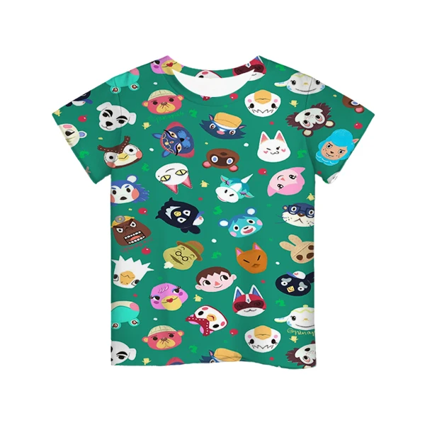 2020 Animal Crossing Short Sleeve Kids Boys Girls Fashion Colourful T-shirts The 3d Children Toddler Print Casual T Shirts
2020 Animal Crossing Short Sleeve Kids Boys Girls Fashion Colourful T-shirts The 3d Children Toddler Print Casual T Shirts
