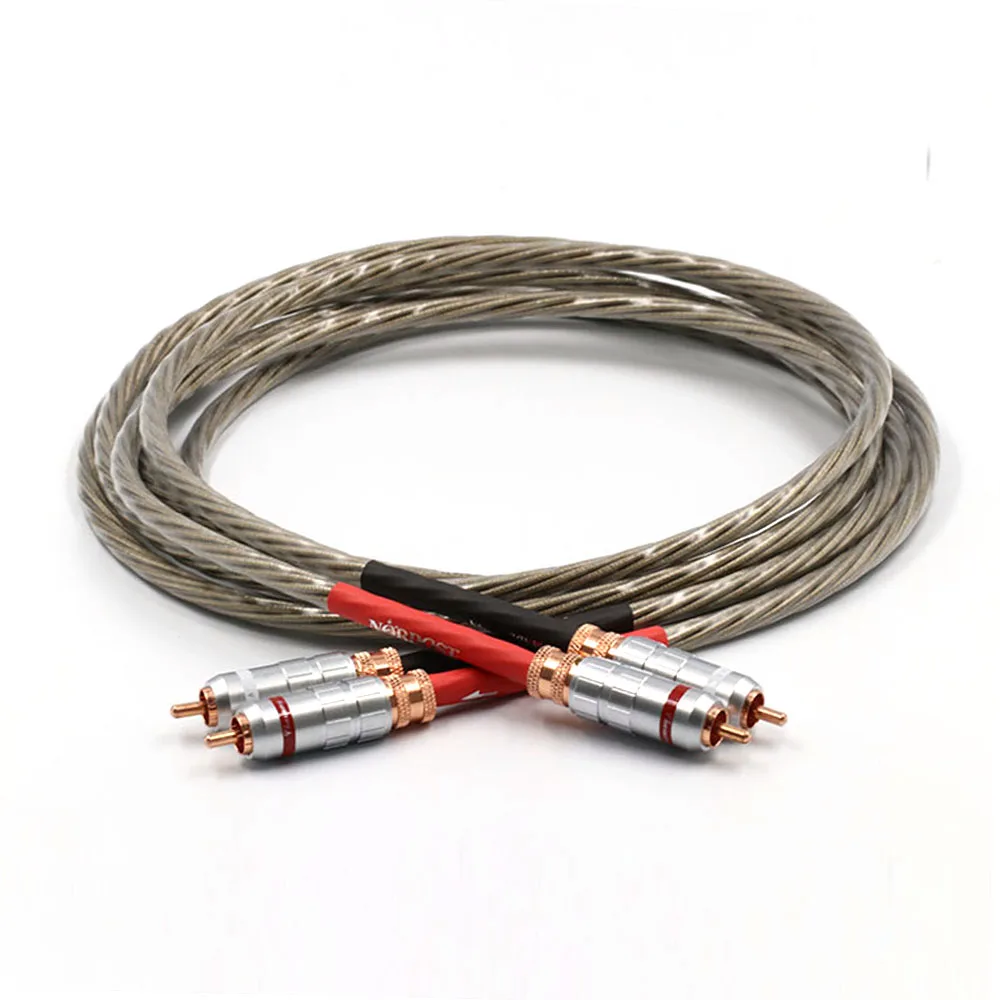 Pair hi-end 8 cores 7N silver plated OFC copper audio RCA interconnect cable audio video signal wire High quality extension cord
Pair hi-end 8 cores 7N silver plated OFC copper audio RCA interconnect cable audio video signal wire High quality extension cord