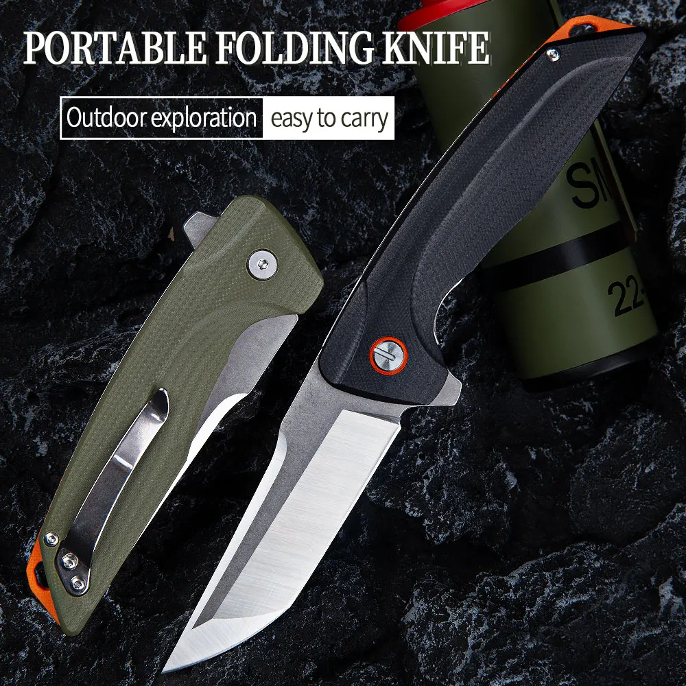 Складной нож G10 Ручка D2 стальное лезвие охотничий нож для самообороны Многофункциональный портативный нож
Складной нож G10 Ручка D2 стальное лезвие охотничий нож для самообороны Многофункциональный портативный нож