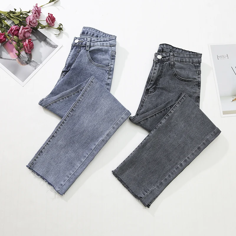 Straight Jeans Women High Waist Denim Pants Mujer Elastic Plus Size Skinny Jeans Boyfriend Streetwear Autumn Spring 2020 
Straight Jeans Women High Waist Denim Pants Mujer Elastic Plus Size Skinny Jeans Boyfriend Streetwear Autumn Spring 2020