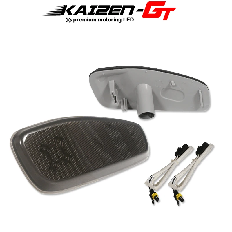 Smoked Lens Amber Yellow LED Side Marker Lights Turn Signal Lights Conversion Kit For 15-17 Jeep Renegade Fender Marker Lights
Smoked Lens Amber Yellow LED Side Marker Lights Turn Signal Lights Conversion Kit For 15-17 Jeep Renegade Fender Marker Lights