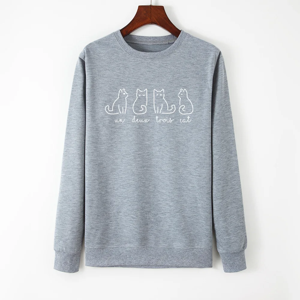 Women Cute Cat Print Pullover Sweatshirt Winter Thick Warm Korean Casual Loose Oversized Letter Hooded Women's Tops 
Women Cute Cat Print Pullover Sweatshirt Winter Thick Warm Korean Casual Loose Oversized Letter Hooded Women's Tops