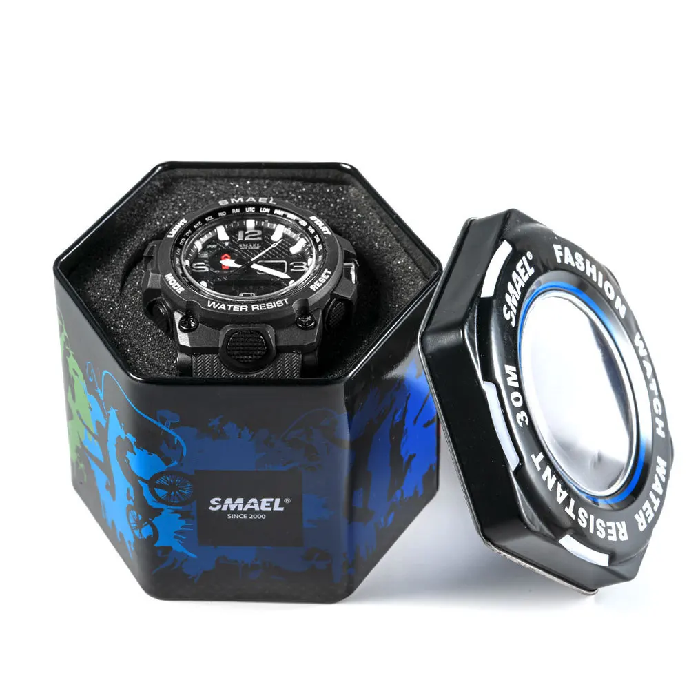 SMAEL 1 шт. оригинальная подарочная коробка для спортивных часов мужские часы