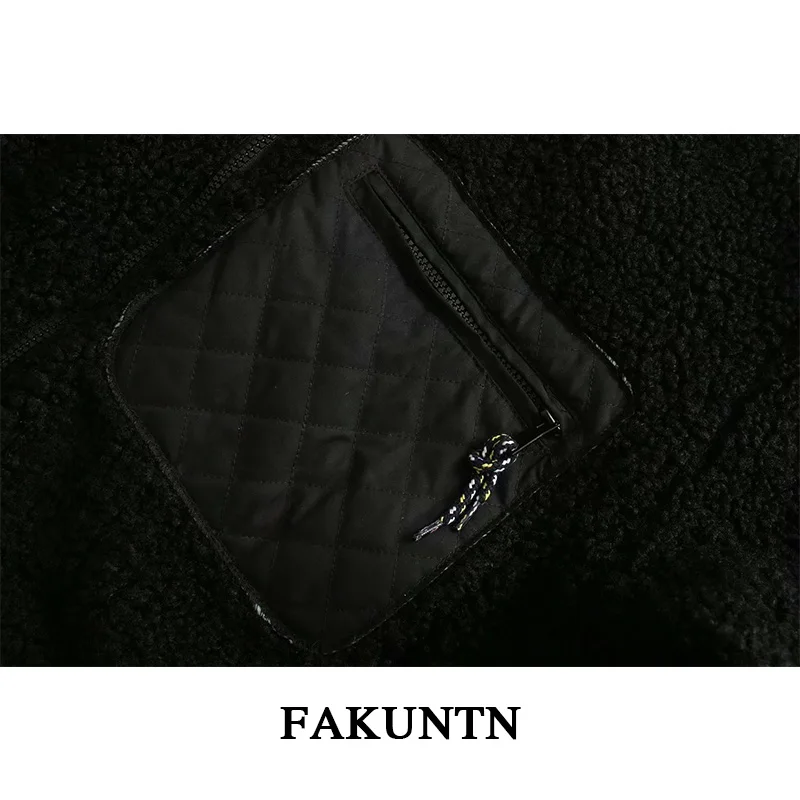 FAKUNTN Women's Black Jackets Coats 2020 Autumn Winter Fashion Stand-up Collar Coats Women Warm Outerwear Female Plush Jacket 
FAKUNTN Women's Black Jackets Coats 2020 Autumn Winter Fashion Stand-up Collar Coats Women Warm Outerwear Female Plush Jacket