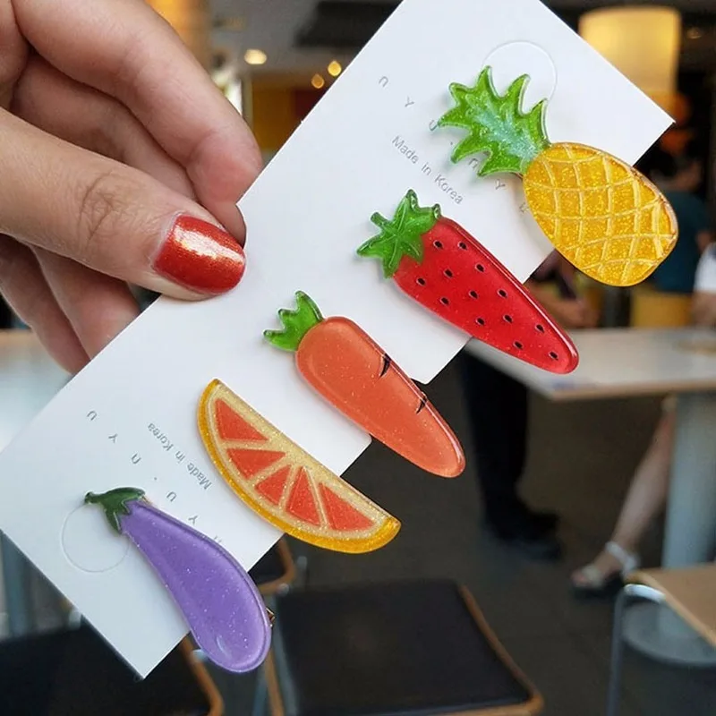 Korean Hair Clip Women Cute Cartoon Fruit Strawberry Carrot Hair Clips Girl Drop Duckbill Hairclip Hairpin Hair Accessorieshair
Korean Hair Clip Women Cute Cartoon Fruit Strawberry Carrot Hair Clips Girl Drop Duckbill Hairclip Hairpin Hair Accessorieshair