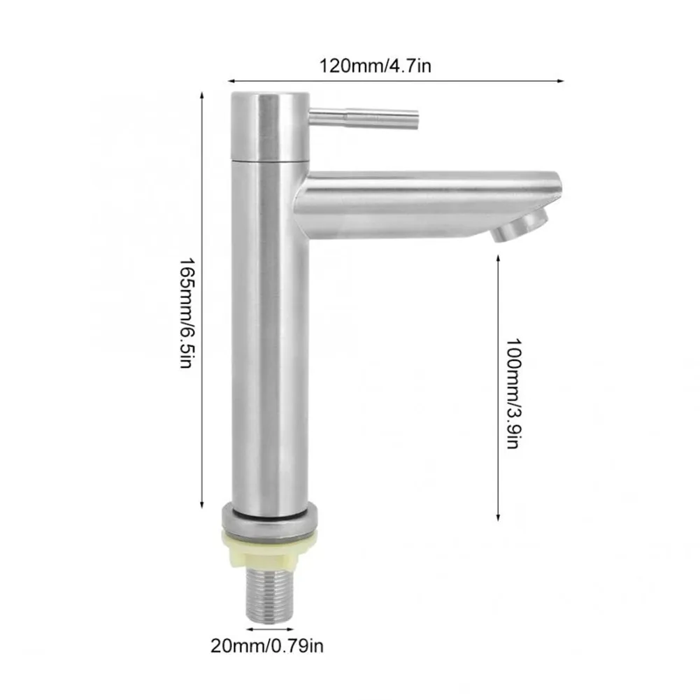 1PC Chrome Basin Kitchen Bathroom Single Cold Faucet Sink Water Tap G1/2 Thread Cold Matte Sink Faucet Taps
1PC Chrome Basin Kitchen Bathroom Single Cold Faucet Sink Water Tap G1/2 Thread Cold Matte Sink Faucet Taps