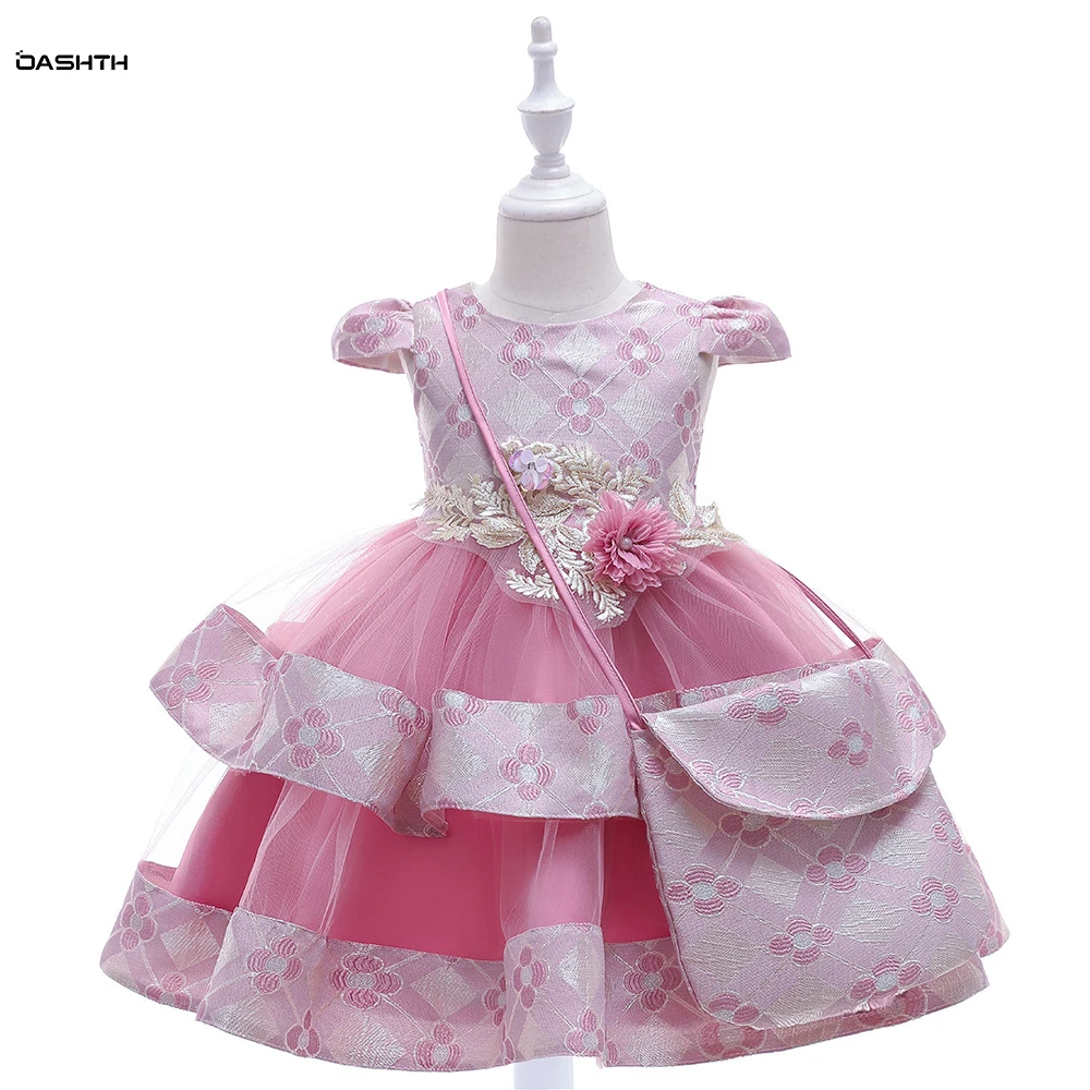 OASHTH Children's clothing new girl princess dress children's performance dress gift with the same bag
OASHTH Children's clothing new girl princess dress children's performance dress gift with the same bag