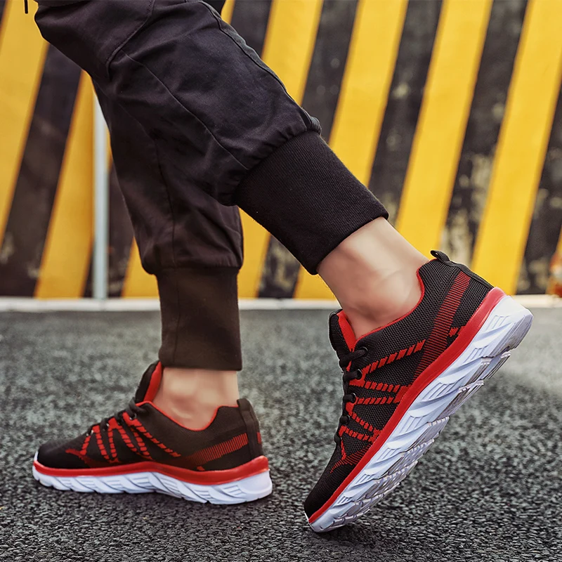 Breathable Flying Woven Running Shoes Mesh Casual Shoes Non-slip Lace-up Sport Shoes Sneakers Men Running Shoes
Breathable Flying Woven Running Shoes Mesh Casual Shoes Non-slip Lace-up Sport Shoes Sneakers Men Running Shoes