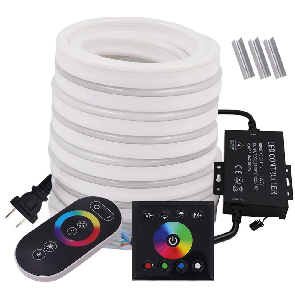 RGB неоновая лента Водонепроницаемая ЕС Австралия Великобритания 220 В США 110 В настенный сенсорный пульт дистанционного управления гибкая ле...
RGB неоновая лента Водонепроницаемая ЕС Австралия Великобритания 220 В США 110 В настенный сенсорный пульт дистанционного управления гибкая ле...