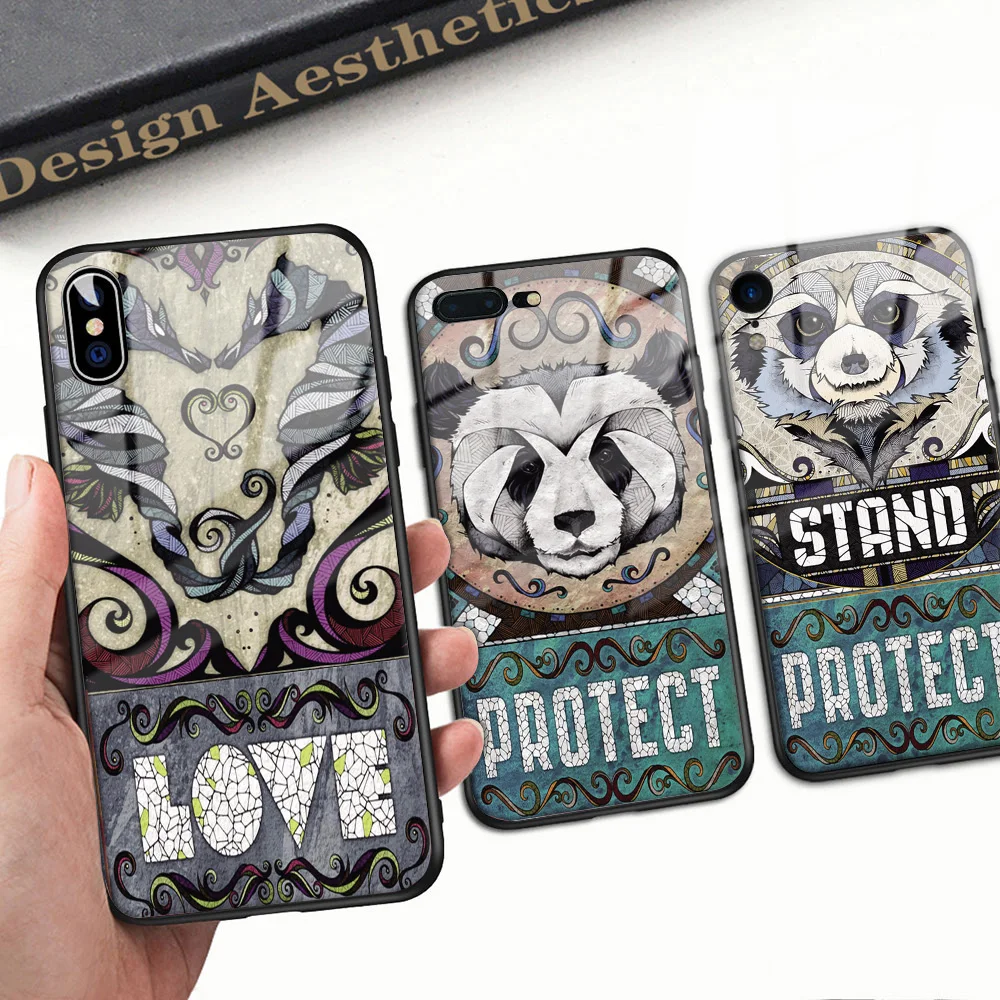 For Iphone 11 12 Pro Max Animals Case Hard Black Cover Case Tempered Glass For Iphone 11 12 Pro Max X XR XS Max 8 7 6 6s Plus
For Iphone 11 12 Pro Max Animals Case Hard Black Cover Case Tempered Glass For Iphone 11 12 Pro Max X XR XS Max 8 7 6 6s Plus