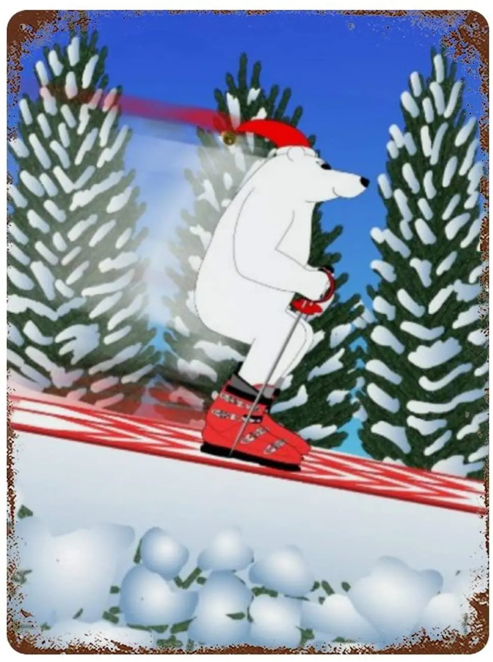 Retro Vintage Metal Tin Sign Skiing Polar Bear Wall Plaque Poster Cafe Bar Beer Pub
Retro Vintage Metal Tin Sign Skiing Polar Bear Wall Plaque Poster Cafe Bar Beer Pub