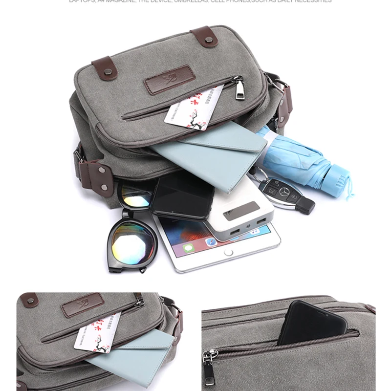 Woman Canvas Flap Handbag Female Vintage Casual Shoulder Bag Girls Crossbody Pack Solid Ladies Totes High Quality Bolsa Feminina
Woman Canvas Flap Handbag Female Vintage Casual Shoulder Bag Girls Crossbody Pack Solid Ladies Totes High Quality Bolsa Feminina
