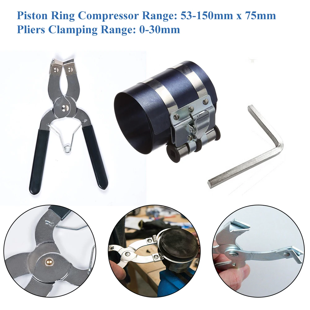 Compressor Piston Ring Piston Ring Piston Ring Installer Pliers Quickly remove / install
Compressor Piston Ring Piston Ring Piston Ring Installer Pliers Quickly remove / install
