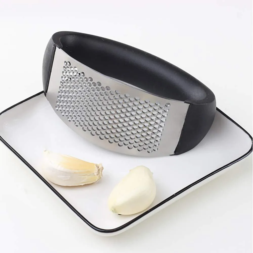 1Pcs Stainless Garlic Press Household Manual Garlic Press Device Kitchen Press Squeezer Ginger Garlic Tools Kitchen Accessories 
1Pcs Stainless Garlic Press Household Manual Garlic Press Device Kitchen Press Squeezer Ginger Garlic Tools Kitchen Accessories