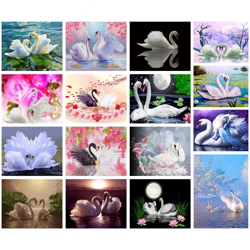 5D Full Circle Sqare Drill Diamond Painting Swan Cross Stitch Rhinestone Pictures DIY Diamond Embroidery Festival Gifts
5D Full Circle Sqare Drill Diamond Painting Swan Cross Stitch Rhinestone Pictures DIY Diamond Embroidery Festival Gifts
