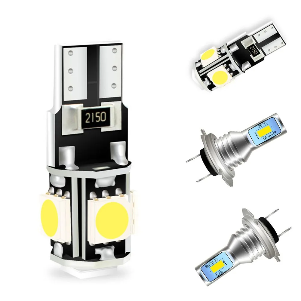Car Led Light High-power Fog Light 3570 2SMD H7 80W T10 5smd License Light Lamp Aluminum Alloy 18×53mm
Car Led Light High-power Fog Light 3570 2SMD H7 80W T10 5smd License Light Lamp Aluminum Alloy 18×53mm