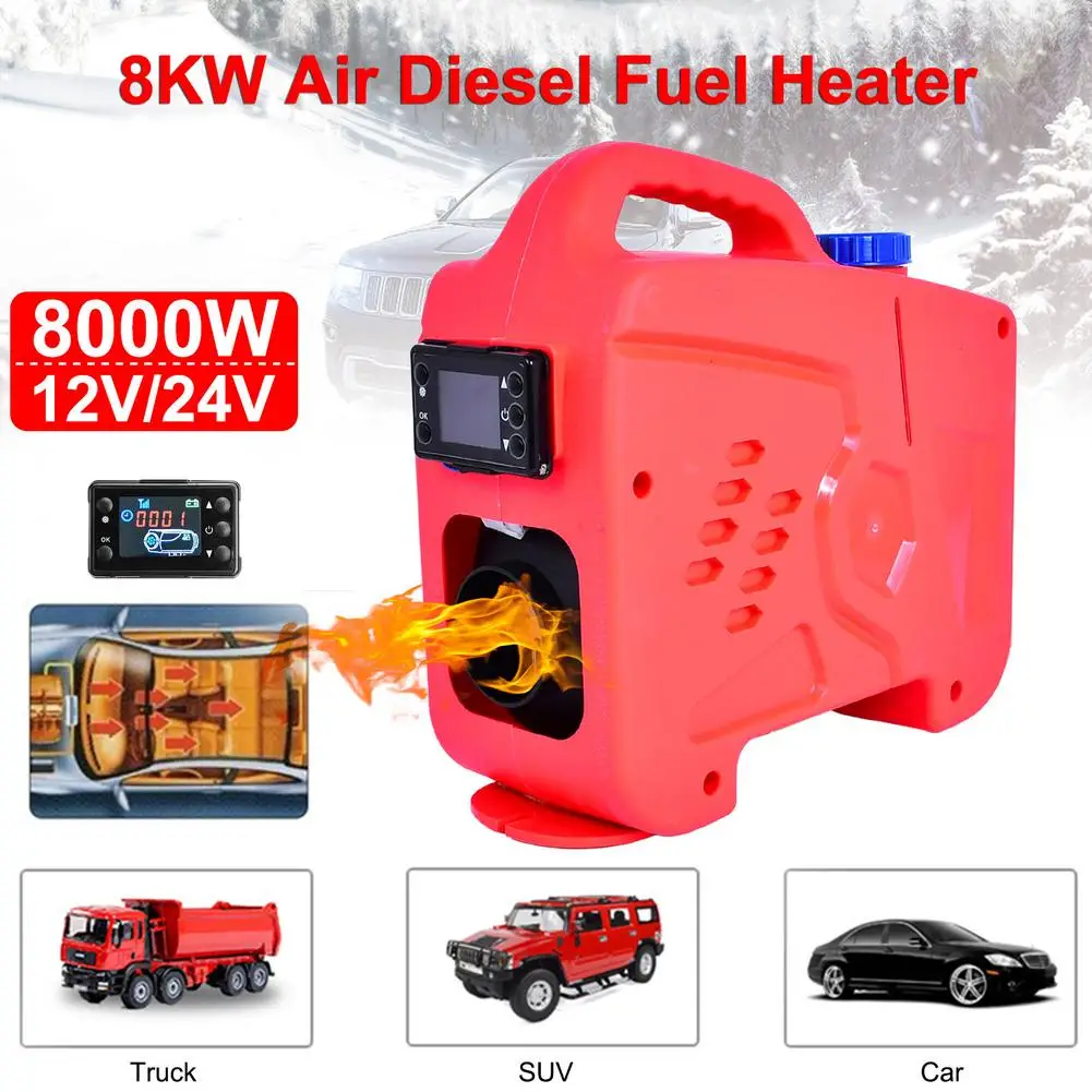 12V 8KW All In One Car Diesel Heater Parking Air Heater Adjustable For Truck Motor-Homes Boat Bus +LCD Key Switch+Remote Control
12V 8KW All In One Car Diesel Heater Parking Air Heater Adjustable For Truck Motor-Homes Boat Bus +LCD Key Switch+Remote Control