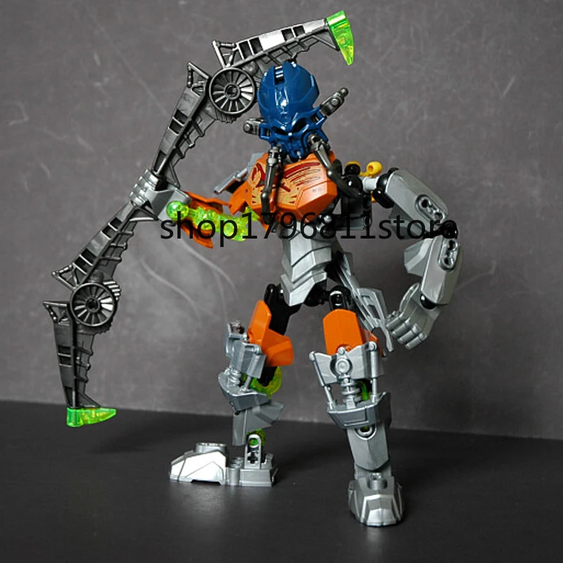 XSZ 707 2 66 шт Bionicle Pohatu мастер каменных строительных блоков Игрушка совместима с