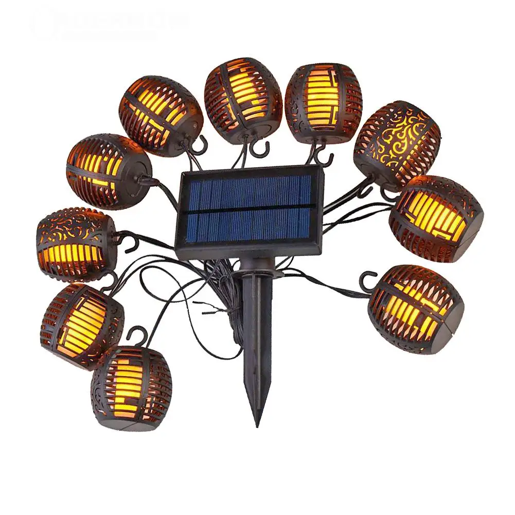 LED Solar String Lights Waterproof Hanging Flame Lantern Lamps Outdoor Garden Yard Landscape Lighting Decoration
LED Solar String Lights Waterproof Hanging Flame Lantern Lamps Outdoor Garden Yard Landscape Lighting Decoration