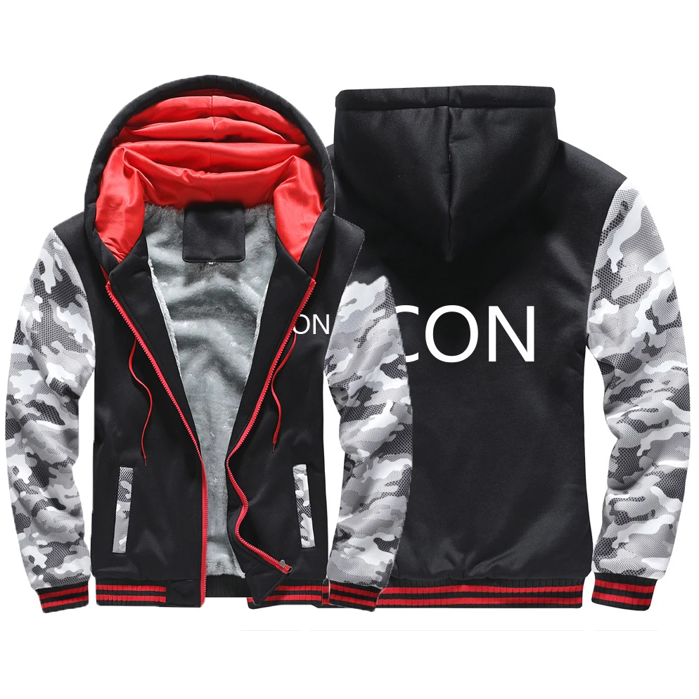 NEW Winter Icon Men's Zipper Hoodies Printing Jackets Sweatshirt Coat Thicken Plus Cotton Padded Comfortable Sleeve Outerwear
NEW Winter Icon Men's Zipper Hoodies Printing Jackets Sweatshirt Coat Thicken Plus Cotton Padded Comfortable Sleeve Outerwear