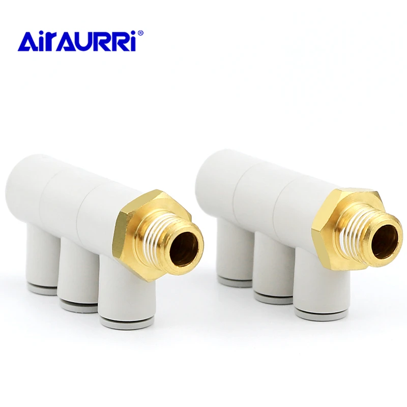 Single head 3 sets of four-way trachea quick connector KB2VT/KQ2VT06/08/10/-01/02/03S
Single head 3 sets of four-way trachea quick connector KB2VT/KQ2VT06/08/10/-01/02/03S