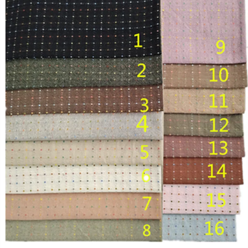 50*145cm Plaid Vintage Japanese Yarn Dyed Cotton Fabric DIY Patchwork Sewing Purse Quilting Craft Accessoris Fabric 
50*145cm Plaid Vintage Japanese Yarn Dyed Cotton Fabric DIY Patchwork Sewing Purse Quilting Craft Accessoris Fabric