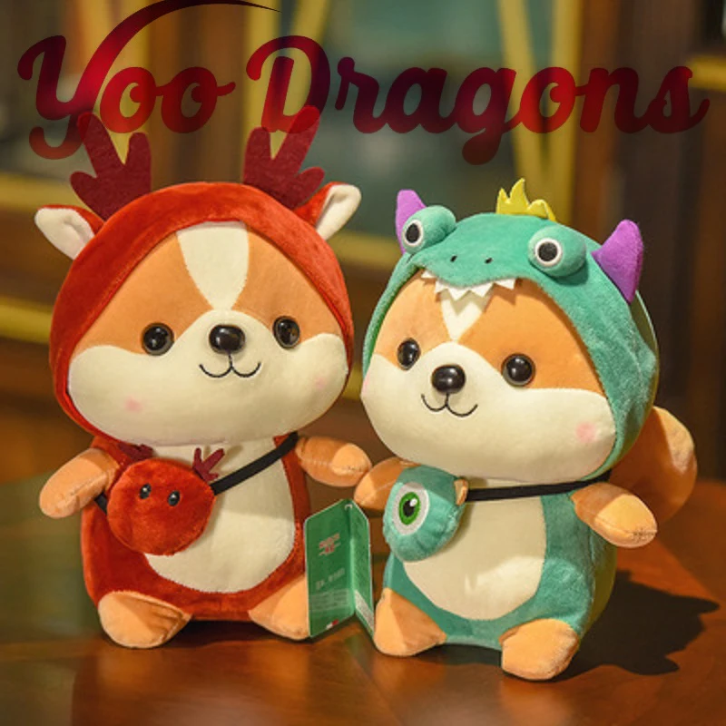 New Creative Squirrel Doll Cute Transformed Into Dinosaur Plush Toy Children Dolls Gifts for Children Pokemon Supernumerary Pet
New Creative Squirrel Doll Cute Transformed Into Dinosaur Plush Toy Children Dolls Gifts for Children Pokemon Supernumerary Pet