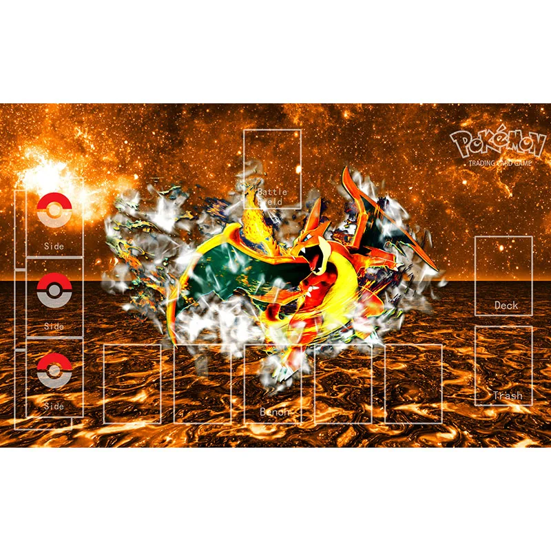 6 Styles PTCG Pokemon Card Battle Game Table Mat Charizard Single Battle Fighting Mewtwo Game Collection Cards Kids Gift Toys 
6 Styles PTCG Pokemon Card Battle Game Table Mat Charizard Single Battle Fighting Mewtwo Game Collection Cards Kids Gift Toys