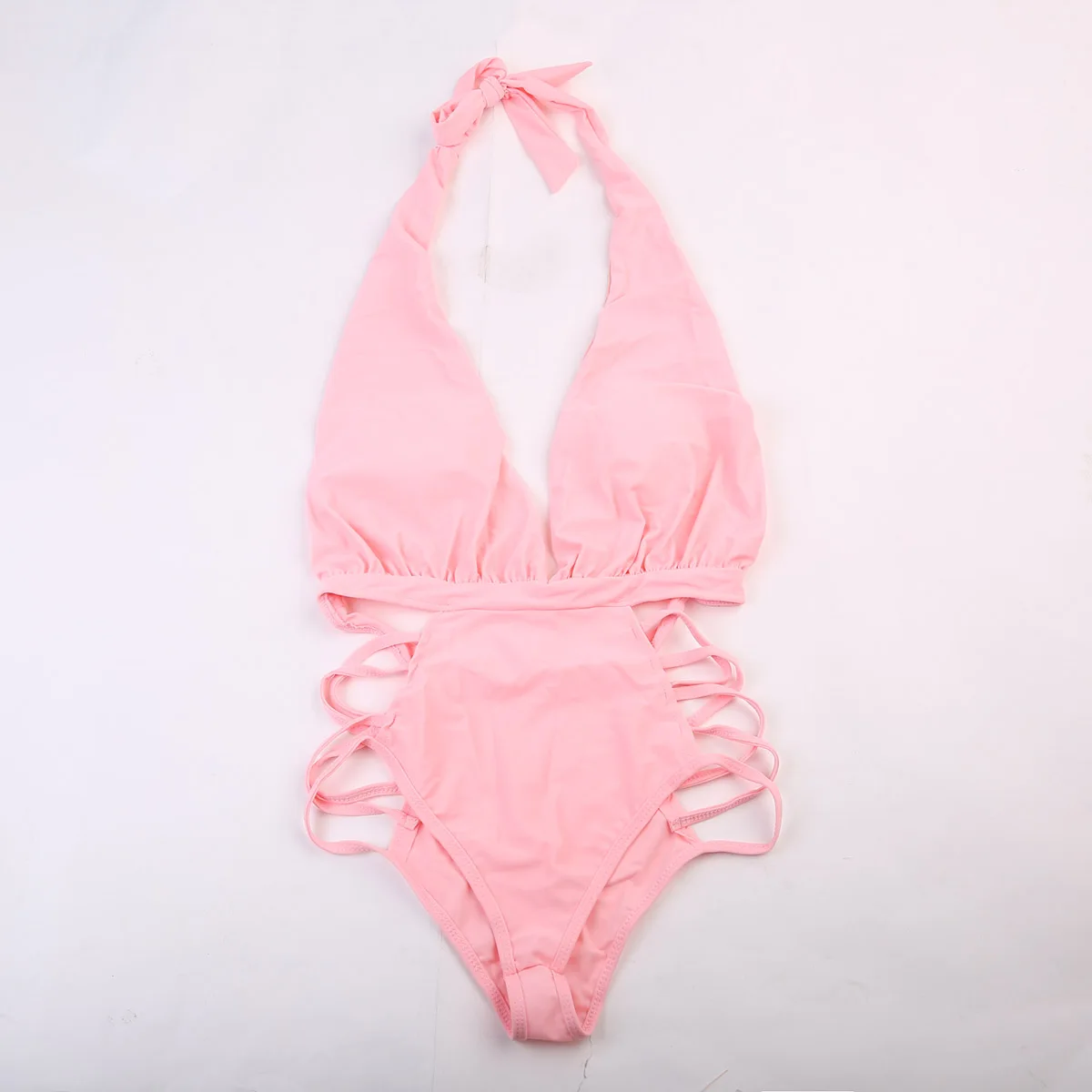 Women One Piece Bathing Suit Bandage Bikini Deep V Neck Push Up Monokini Halter Swimsuit Bathing Hollow Swimwear
Women One Piece Bathing Suit Bandage Bikini Deep V Neck Push Up Monokini Halter Swimsuit Bathing Hollow Swimwear