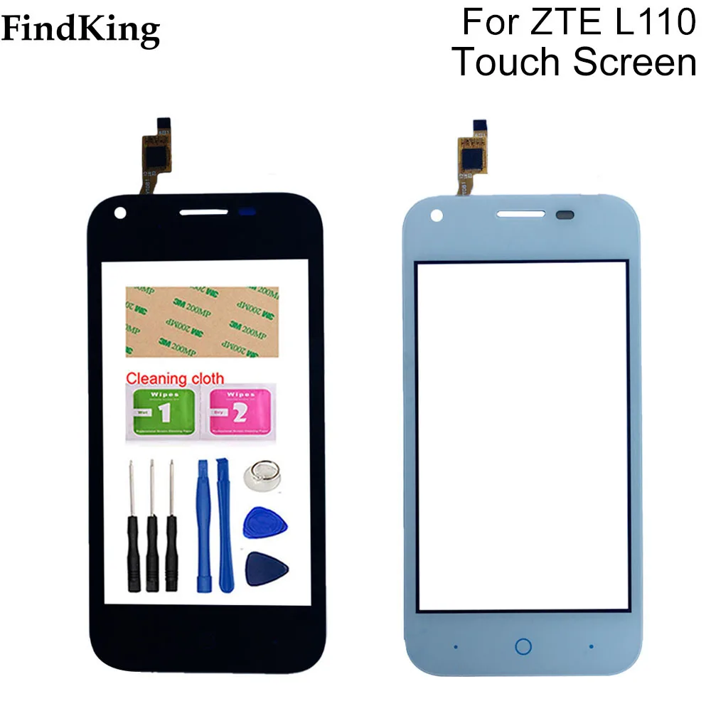 4'' Mobile Touch Screen For ZTE Blade L110 ZTE L110 Touch Screen Digitizer Touch Panel Lens Sensor Front Glass Tools 3M Glue
4'' Mobile Touch Screen For ZTE Blade L110 ZTE L110 Touch Screen Digitizer Touch Panel Lens Sensor Front Glass Tools 3M Glue