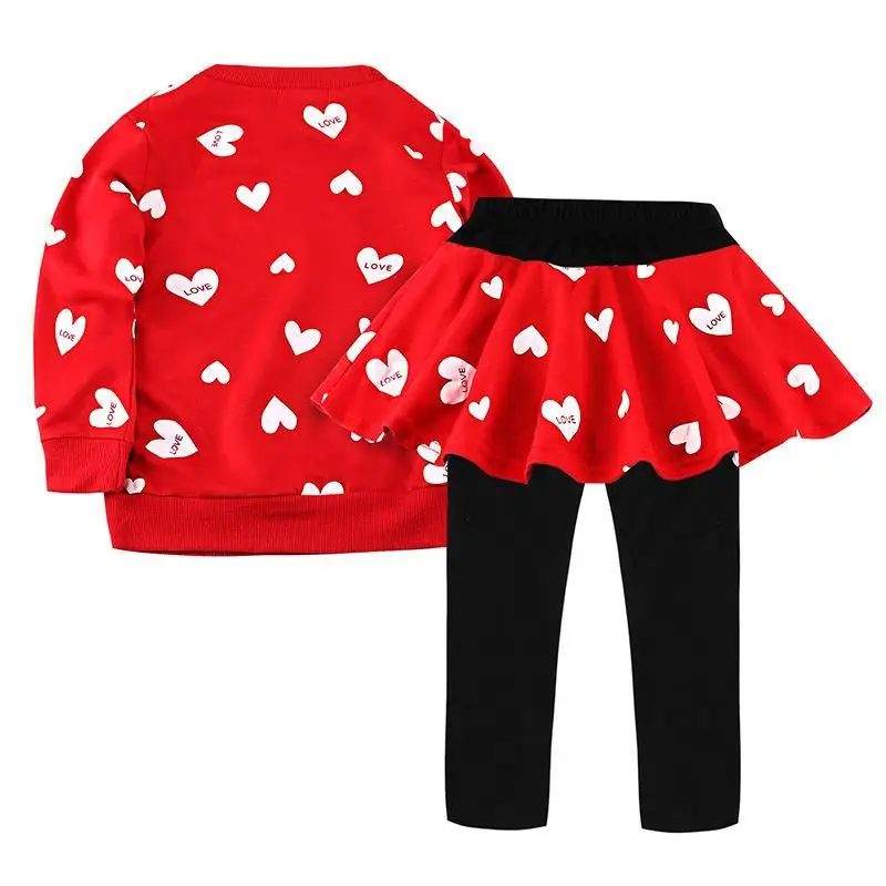 2-6 Years Heart Girls Clothing Sets Autumn Winter Toddler Girls Clothes Kids Tracksuit For Girl Suit Costumes Children Clothing
2-6 Years Heart Girls Clothing Sets Autumn Winter Toddler Girls Clothes Kids Tracksuit For Girl Suit Costumes Children Clothing