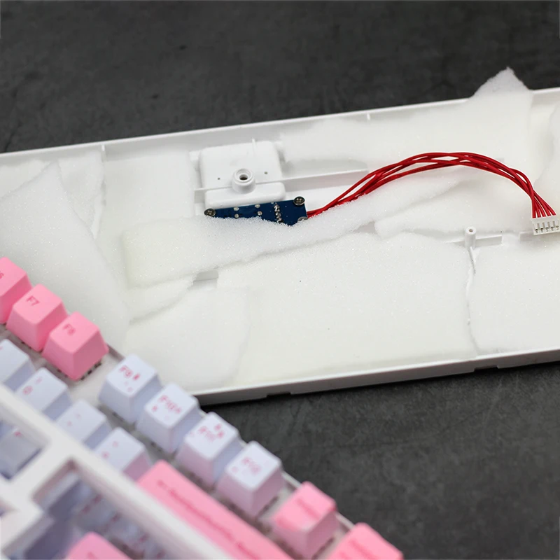 3MM customized mechanical keyboard keycap shell bottom shell sound-absorbing cotton shock-absorbing foam can reduce cavity sound
3MM customized mechanical keyboard keycap shell bottom shell sound-absorbing cotton shock-absorbing foam can reduce cavity sound