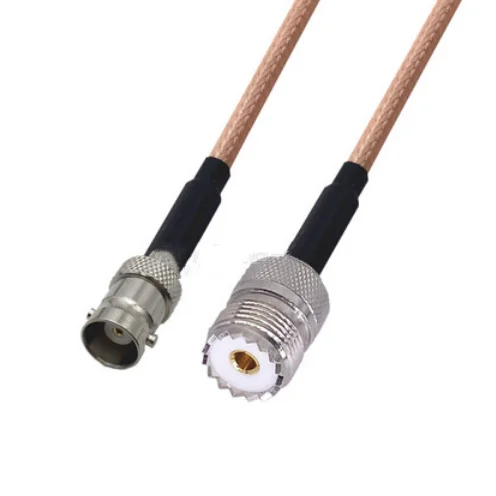 

BNC Female to UHF PL259 Female Connector Pigtail Jumper RG316 Cable 50 ohm