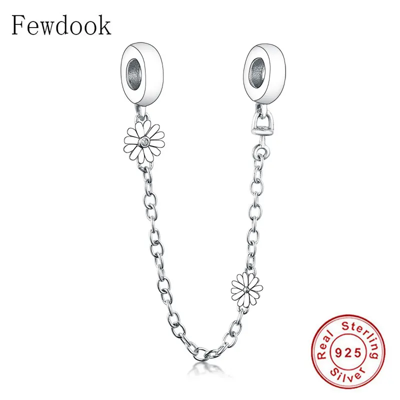 Fit Original Pan Charm Bracelet 925 Sterling Silver Daisy Flower Zirconia Safety Chain Security Bead Jewelry Making Berloque
Fit Original Pan Charm Bracelet 925 Sterling Silver Daisy Flower Zirconia Safety Chain Security Bead Jewelry Making Berloque
