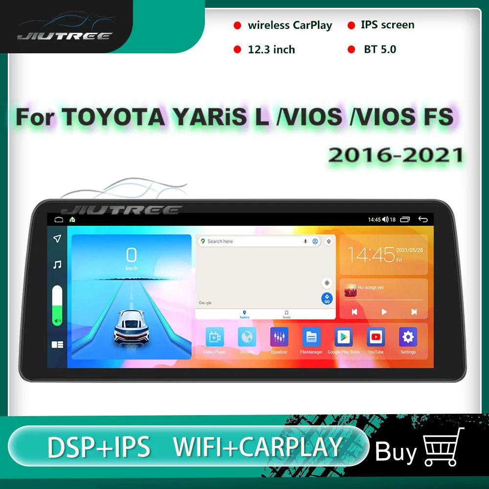 Автомобильная магнитола на Android, экран 12,3 дюйма, 128 ГГц, для TOYOTA YARiS L, для VIOS, VIOS, FS 2016-2021, мультимедийный плеер, навигационное головное устройст...
Автомобильная магнитола на Android, экран 12,3 дюйма, 128 ГГц, для TOYOTA YARiS L, для VIOS, VIOS, FS 2016-2021, мультимедийный плеер, навигационное головное устройст...